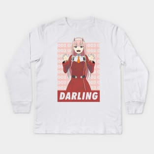 Zero two Kids Long Sleeve T-Shirt